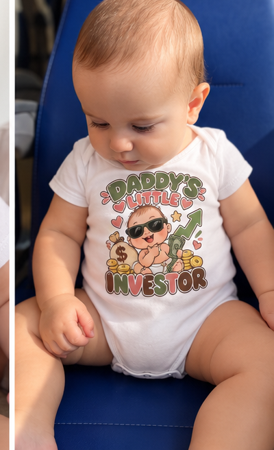 Daddy's Little Investor Market Baby lifestyle photo